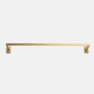 Schoolhouse Edgecliff Towel Rod in Natural Brass